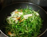 豆苗（とうみょう）と竹輪の炒め物作り方4写真