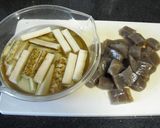 ◇鶏手羽先とごぼう、こんにゃくのみそ煮♪作り方2写真