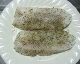 簡単ソースで☆白身魚のムニエル作り方1写真