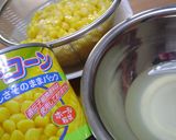 -あっさり旨っღ小松菜コーンスープ-作り方1写真