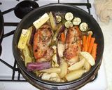 簡単・豚バラ肉のローストといろいろ野菜作り方5写真