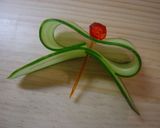 きゅうりdeリボン *ピンチョス*作り方4写真