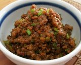 じゃがいも肉味噌あえ　お弁当のおかず作り方5写真