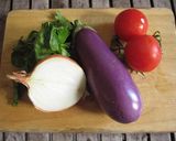 夏野菜☆ナス&ほうれん草のトマトカレー作り方1写真