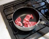 水菜と牛肉の甘辛煮作り方3写真