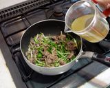 水菜と牛肉の甘辛煮作り方5写真