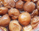 まろやかな味わい☆きび砂糖の梅シロップ作り方6写真