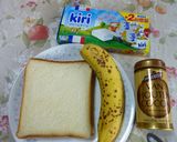 クリチーバナナココア☆トースト 朝食に♬作り方1写真
