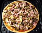 きのことベーコンのピザ作り方7写真