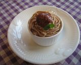 簡単!渋皮煮のカップdeモンブラン★作り方7写真