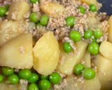 新じゃが芋とえんどう豆のそぼろ煮♪作り方8写真