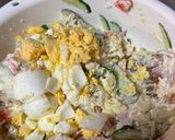 新玉ねぎ入りスパイシーなポテトサラダ作り方5写真