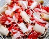 レンジ５分☆豚肉もやし白ネギ♪旨😋胡麻ドレぽん酢作り方3写真