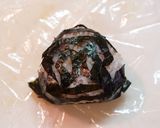 クルクルラップおにぎり 海苔細工作り方3写真