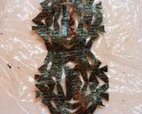 クルクルラップおにぎり 海苔細工作り方2写真