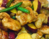 鶏肉とさつま芋のカレーオイスター炒め作り方9写真