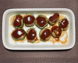 ピーマン🫑の肉詰めおつまみ風😃作り方3写真