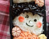 おにぎりちゃん弁当★旦那様のキャラ弁✿作り方3写真