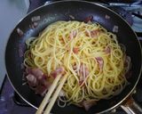 あっさりカルボナーラ作り方3写真