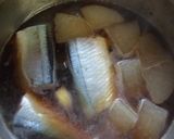 秋刀魚と大根の梅煮作り方2写真