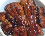 簡単☆照り照り美味しいさんまの蒲焼き丼作り方5写真