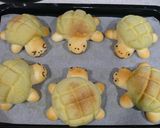 カメさん抹茶メロンパン作り方17写真