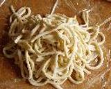 【納豆・キムチ・サラダ風ぅ～手打ちうどん】作り方6写真