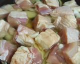*割烹白だしで* 鶏の親子煮作り方3写真