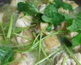 *割烹白だしで* 鶏の親子煮作り方8写真
