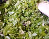 セロリの葉のカレー風味そぼろご飯作り方3写真