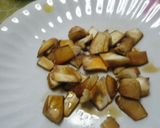 しいたけの軸de炒め焼き作り方4写真