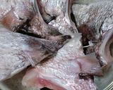 ■簡単○節約■鯛カマ酒蒸し作り方1写真