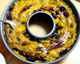 かぼちゃとあずきの焼きっぱなしケーキ。作り方4写真