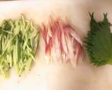 簡単！スモークサーモンで薬味マキマキ♫♬作り方1写真