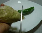 しし唐の厚揚げ詰め甘辛からめ作り方5写真