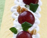 ブルーベリーチーズ♡巨峰のロールケーキ作り方23写真