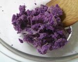 鮮やかな紫芋の自家製折込シート＊パン用作り方4写真