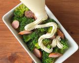 ブロッコリーとソーセージのチーズ焼き🧀作り方3写真