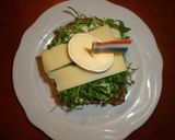 クレソンチーズサンドイッチ+ナッツソース作り方3写真