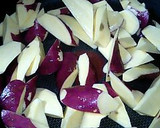 さつまいもと豚肉だけ！うまうま炒め！作り方1写真