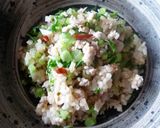 大根の皮と葉っぱのしゃきしゃき混ぜご飯作り方8写真