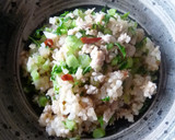 大根の皮と葉っぱのしゃきしゃき混ぜご飯作り方8写真