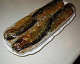 秋の味覚♪照り焼きサンマの棒寿司作り方5写真