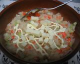 レンジで簡単!チーズと野菜の鶏ハンバーグ作り方2写真