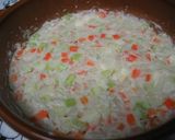 レンジで簡単!チーズと野菜の鶏ハンバーグ作り方3写真
