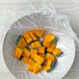 かぼちゃのクリームシチューをご飯にかけました！作り方2写真