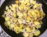 きのことじゃがいものチーズ焼き作り方3写真