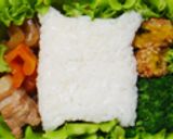 モノクロブーのおにぎり✿キャラ弁作り方1写真
