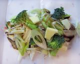 鮭ときのこの包み蒸し✿バター醤油味✿作り方8写真