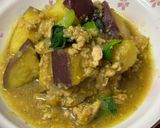 さつま芋と鶏そぼろのカレー煮♪作り方6写真